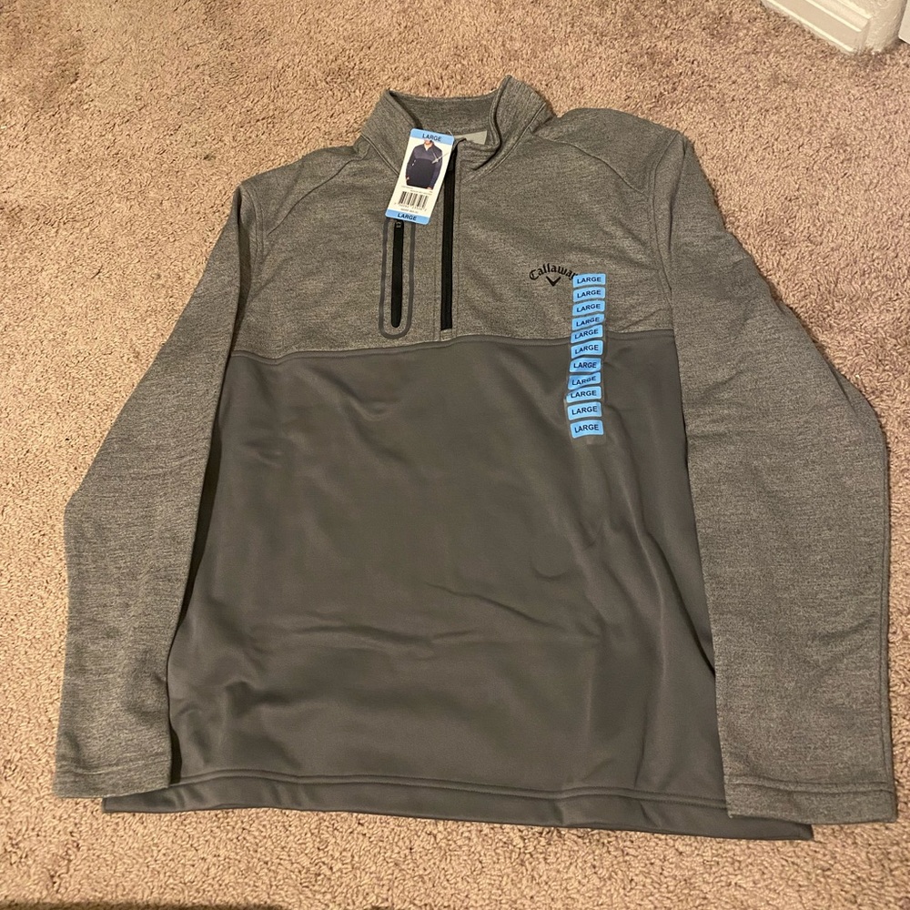 Brand new Callaway gray sweatshirt, size large